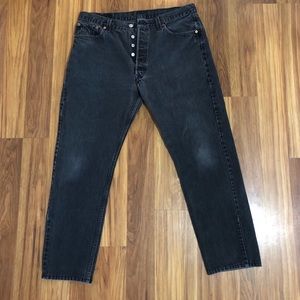 Vintage Levi’s button fly jeans.